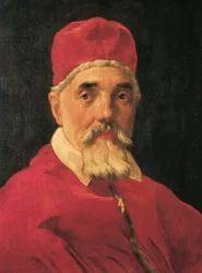Italia, Roma, Ritratto di Papa Urbano VIII (Matteo Barberini)