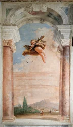 Paesaggio con Cupido, dalla Stanza dell