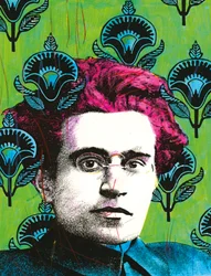 Ritratto di Antonio Gramsci, 2008 (tecnica mista)