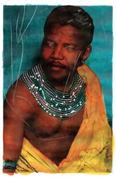 Ritratto di Nelson Mandela, 2011 (tecnica mista)