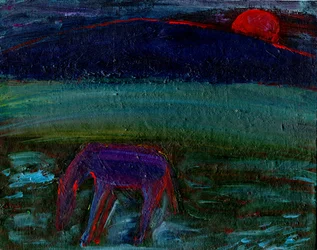Il cavallo e la luna rossa