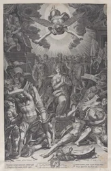 Martirio di Santa Caterina, dopo Bernardino Passari, 1588
