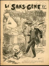 Il Sans Gene - Illustrazione di Gil Baer (1859-1931): Arte, Scultura Statua, Infanzia, Giardino Pubblico, Nudità