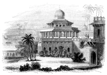 Chalees Satoon, o il Padiglione dei Quaranta Pilastri, 1847