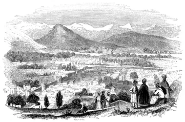 Veduta di Kabul, 1847