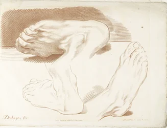 Studio di tre piedi (Quatrième Livre de Principes du Dessein au Crayon)