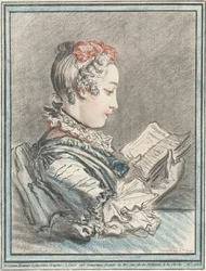 Giovane Ragazza che Legge "Héloise e Abélard"