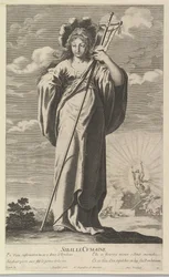 Sibilla di Cuma, ca. 1635. Creatori: Gilles Rousselet, Abraham Bosse