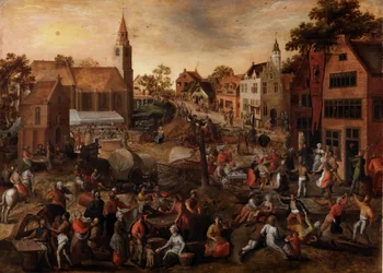 Festa di San Giorgio (olio su tavola)