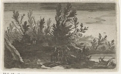 Paesaggio notturno (Zes landschappen)