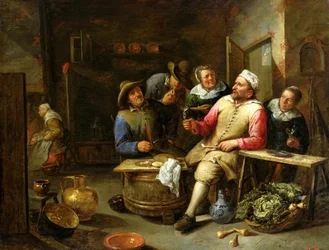 Il bar del salotto, 1657