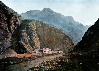 Stazione su una strada militare, Kaichaour, c1890