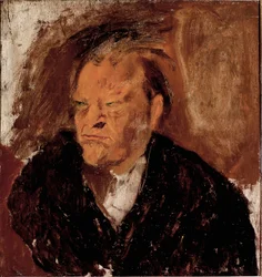 Ritratto del poeta Giuseppe Ungaretti (1888-1970)