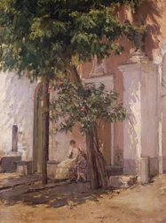 Villa Garzoni, di Gioacchino Toma (1836-1893)
