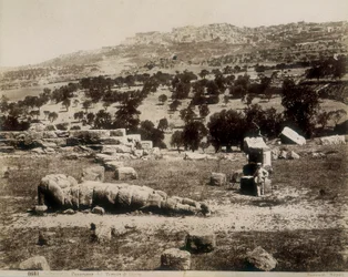 Agrigento: una vista delle rovine del Tempio di Giove