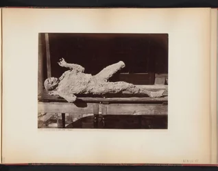 Persona mummificata a Pompei, Italia