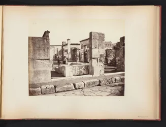 Vista delle rovine della Casa di Sallustio a Pompei