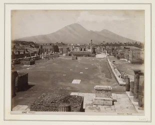 Veduta del foro di Pompei