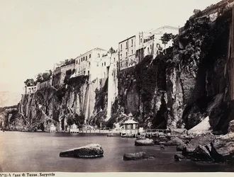 La casa di Tasso a picco sul mare di Sorrento