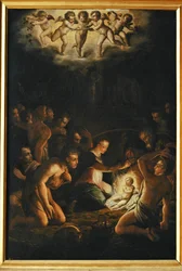 Adorazione dei pastori. 1550 circa (dipinto su tela)