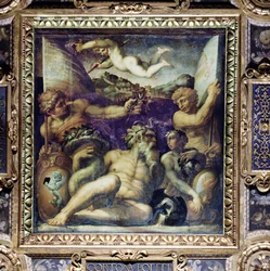 Allegoria delle regioni di Cortona e Montepulciano dal soffitto del Salone dei Cinquecento, 1565