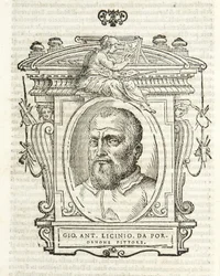 Milan, Biblioteca Braidense, Vite de piv excellent, Giorgio Vasari 1568, Giovanni Antonio Licinio