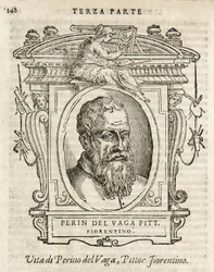Milano, Biblioteca Braidense, Vite de piv excellent, Giorgio Vasari 1568, Perin del Vaga