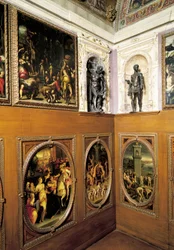 Studiolo di Francesco I, di Giorgio Vasari, Palazzo Vecchio, Firenze, Italia