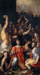 Il martirio di Santo Stefano, 1571