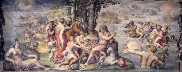 I primi frutti della terra offerti a Saturno, 1655-1657
