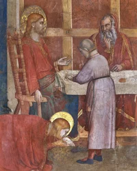 Cappella della Maddalena, parete occidentale: Scene della vita della Maddalena, 