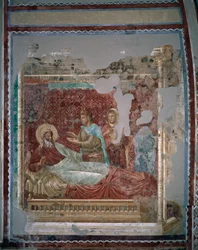 Isacco respinge Esaù - Affresco