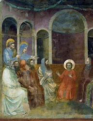Gesù nel Tempio tra i Dottori, (dettaglio)