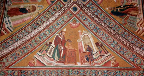 I Dottori della Chiesa: Papa Gregorio I il Grande (affresco)