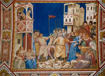 Il massacro degli Innocenti, affresco di Giotto di Bondone