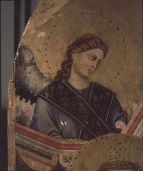Angelo dalla Madonna col Bambino in trono