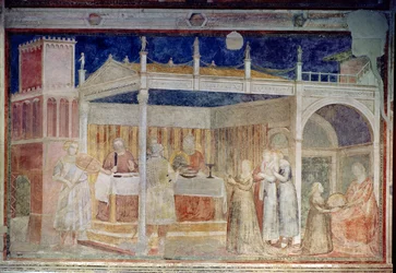 Il banchetto di Erode, dalla Cappella Peruzzi