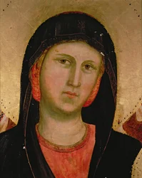 Madonna, dalla Madonna col Bambino in trono (dettaglio)