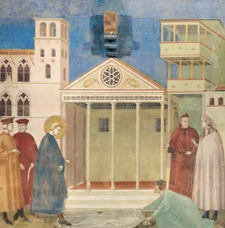 San Francesco onorato da un uomo semplice, 1297-99