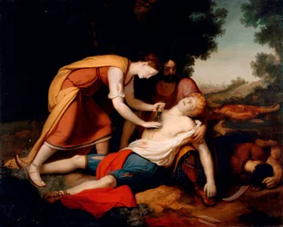 Erminia cura Tancredi, di Gerolamo Costa (1777 -?)