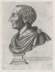 Speculum Romanae Magnificentiae: Busto di Livio, 1582