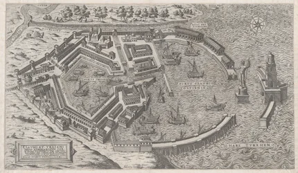 Speculum Romanae Magnificentiae: Porto di Roma, 1581