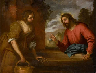 Cristo e la Samaritana, circa 1635