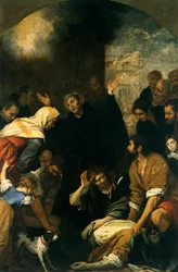 Miracolo di un muratore, di Giovanni Andrea De Ferrari (1598-1669)