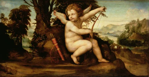 Cupido in un paesaggio, c.1510