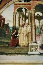 San Benedetto lascia Roma e i suoi maestri, Vita di San Benedetto da Nurcia