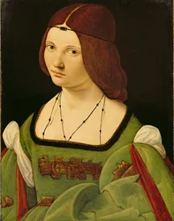 Ritratto di una signora (prima della pulizia)