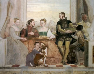 Caldogno, Villa, Il banchetto / Fasolo