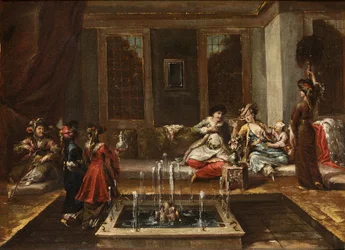 Interno armeno o scena orientale