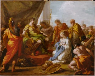 La continenza di Scipione (dipinto su tela)